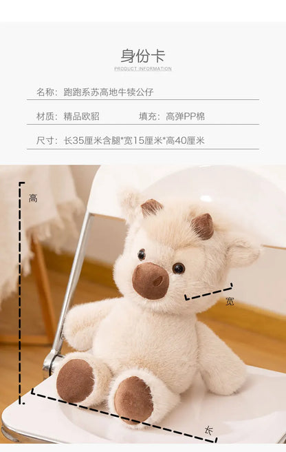 Veloura Highland Cow Plush Toy